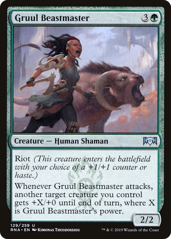 Gruul Beastmaster [Ravnica Allegiance]
