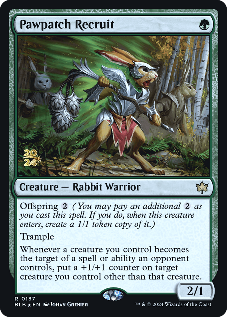 Pawpatch Recruit [Bloomburrow Prerelease Promos]