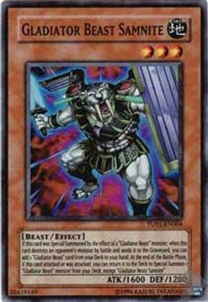 Gladiator Beast Samnite [TU01-EN004] Super Rare