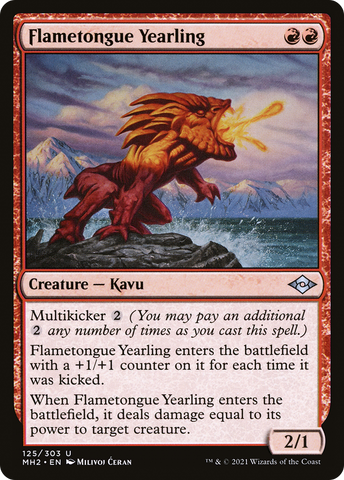 Flametongue Yearling [Modern Horizons 2]