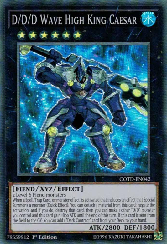 D/D/D Wave High King Caesar [COTD-EN042] Super Rare