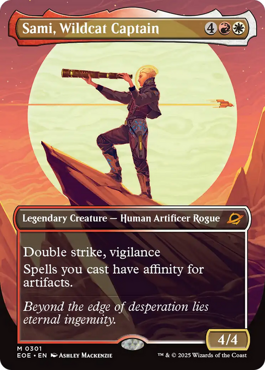 Sami, Wildcat Captain (Borderless) [Edge of Eternities]