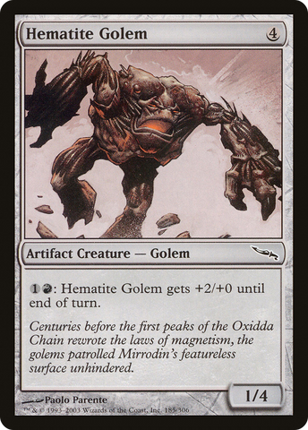 Hematite Golem [Mirrodin]