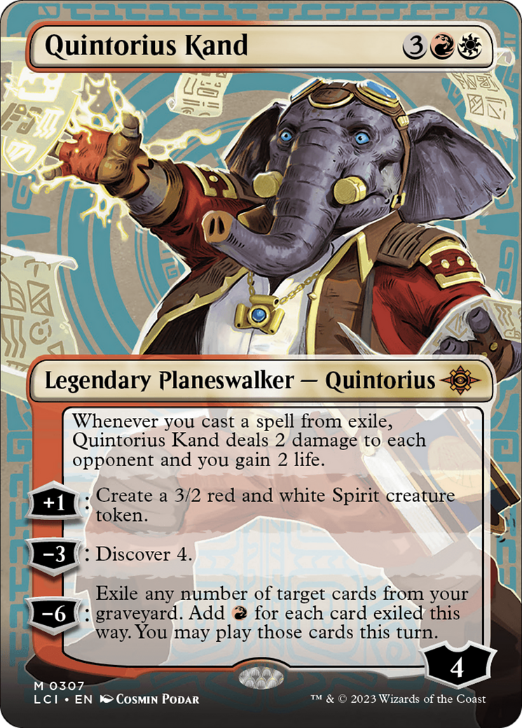 Quintorius Kand (0307) (Borderless) [The Lost Caverns of Ixalan]