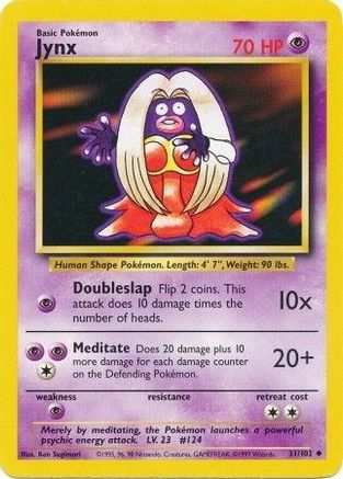 Jynx (31/102) [Base Set Unlimited]