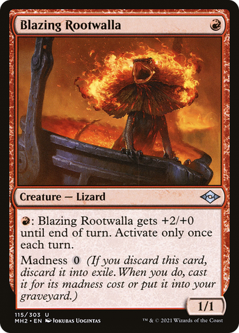 Blazing Rootwalla [Modern Horizons 2]