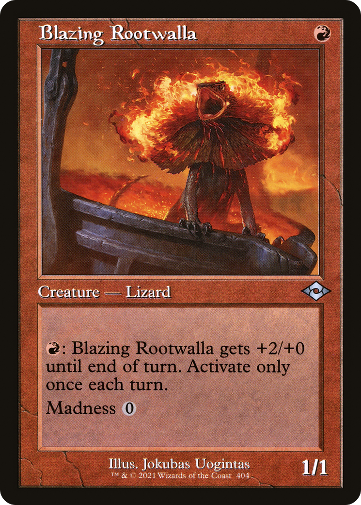 Blazing Rootwalla (Retro) [Modern Horizons 2]