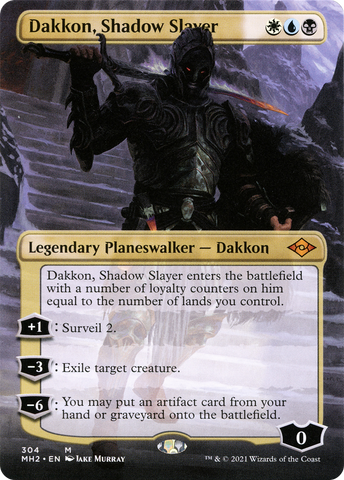 Dakkon, Shadow Slayer (Borderless) [Modern Horizons 2]