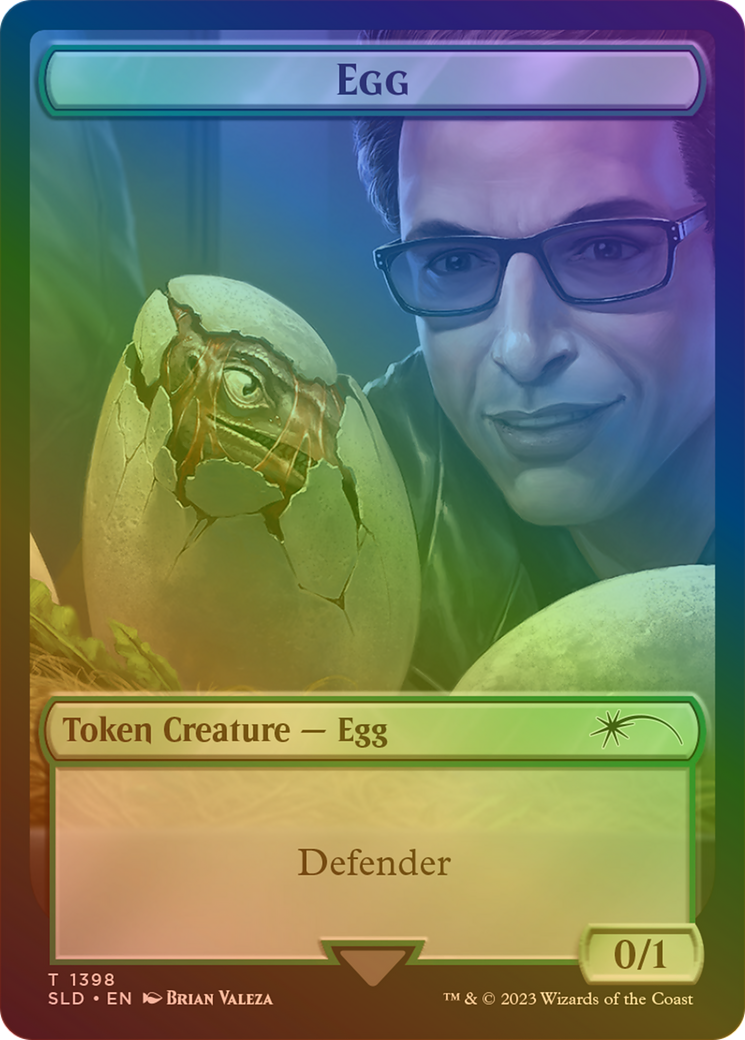 Egg Token (Rainbow Foil) [Secret Lair Drop Series]