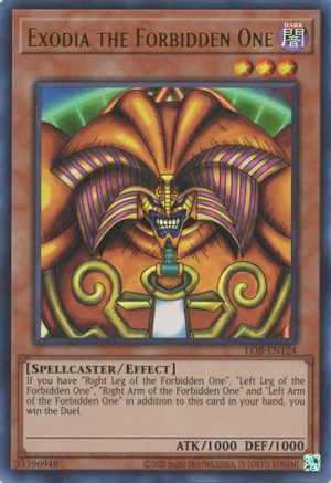Exodia the Forbidden One (25th Anniversary) [LOB-EN124] Ultra Rare