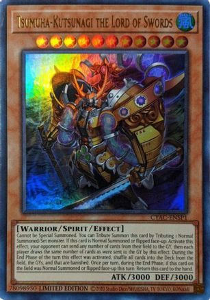 Tsumuha-Kutsunagi the Lord of Swords [CYAC-ENSP1] Ultra Rare