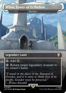 White Tower of Ecthelion - Karakas (Borderless) (Surge Foil Realms and Relics) [The Lord of the Rings: Tales of Middle-Earth Commander]