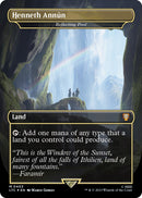 Henneth Annun - Reflecting Pool (Borderless) (Surge Foil Realms and Relics) [The Lord of the Rings: Tales of Middle-Earth Commander]