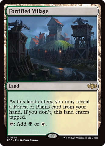 Fortified Village [Tarkir: Dragonstorm Commander]