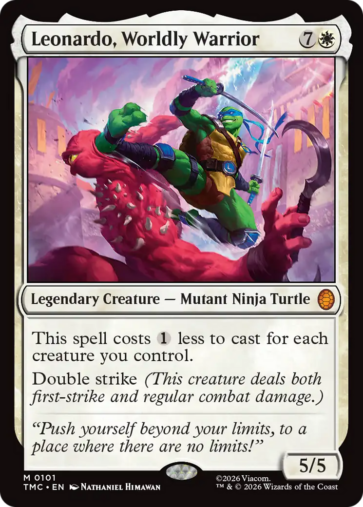 Leonardo, Worldly Warrior [Teenage Mutant Ninja Turtles Commander]