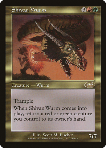 Shivan Wurm [Planeshift]