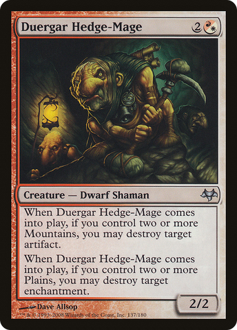 Duergar Hedge-Mage [Eventide]