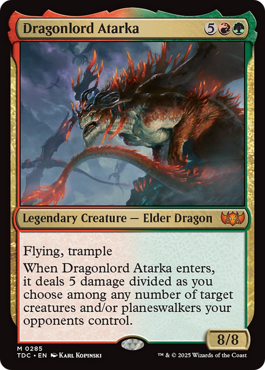 Dragonlord Atarka [Tarkir: Dragonstorm Commander]