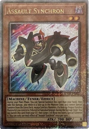 Assault Synchron [BLMR-EN003] Quarter Century Secret Rare