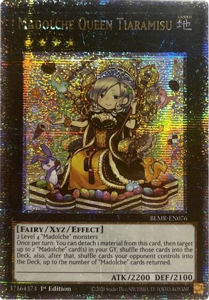 Madolche Queen Tiaramisu [BLMR-EN076] Quarter Century Secret Rare