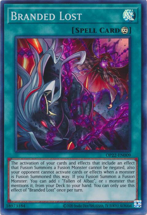 Branded Lost [OP22-EN009] Super Rare
