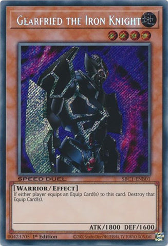 Gearfried the Iron Knight [SBC1-ENB01] Secret Rare