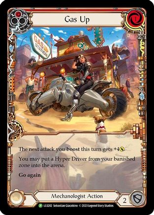Gas Up (Red) [LGS202] (Promo)  Rainbow Foil