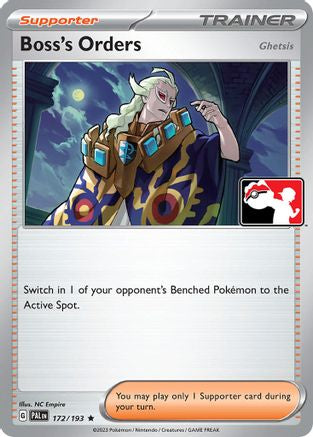 Boss's Orders (172/193) [Prize Pack Series Four]