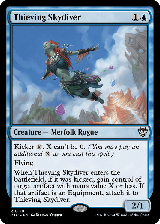 Thieving Skydiver [Outlaws of Thunder Junction Commander]