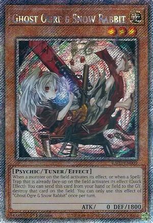 Ghost Ogre & Snow Rabbit (Alternate Art) (Platinum Secret Rare) [RA02-EN009] Platinum Secret Rare