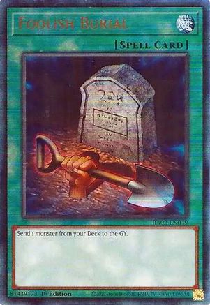 Foolish Burial (PUR) [RA02-EN049] Prismatic Ultimate Rare