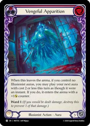 Vengeful Apparition (Red) [MST155] (Part the Mistveil)