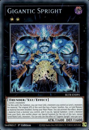 Gigantic Spright [BLTR-EN091] Secret Rare