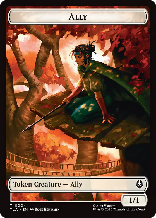 Ally (0004) // Soldier (0011) Double-Sided Token [Avatar: The Last Airbender Tokens]