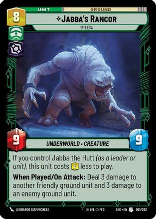 Jabba's Rancor - Pateesa (091/262) (091/262) [Shadows of the Galaxy]