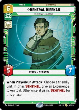 General Rieekan - Defensive Strategist (103/262) (103/262) [Shadows of the Galaxy]