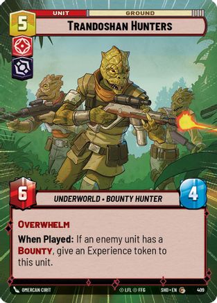Trandoshan Hunters (409) (Hyperspace) (409) [Shadows of the Galaxy]
