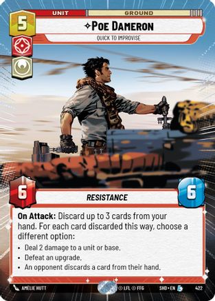 Poe Dameron - Quick to Improvise (422) (Hyperspace) (422) [Shadows of the Galaxy]