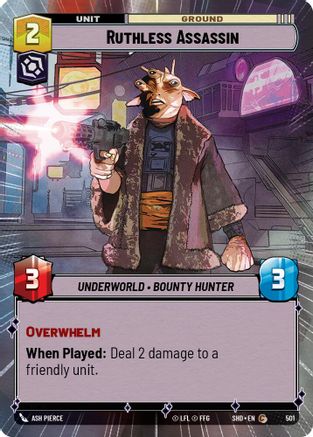 Ruthless Assassin (501) (Hyperspace) (501) [Shadows of the Galaxy]