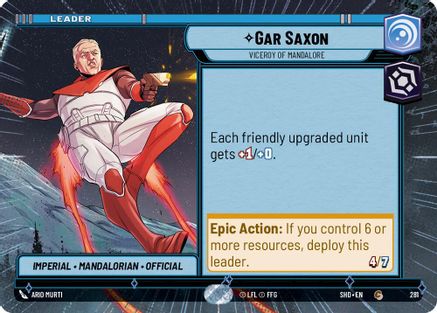 Gar Saxon - Viceroy of Mandalore (281) (Hyperspace) (281) [Shadows of the Galaxy]