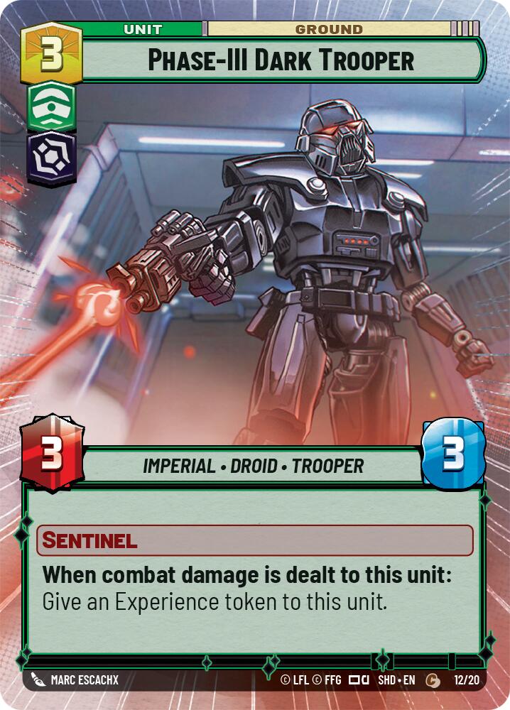 Phase-III Dark Trooper (12/20) (Hyperspace) (12/20) [Shadows of the Galaxy: Weekly Play]
