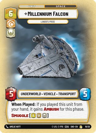 Millennium Falcon - Lando's Pride (16/20) (16/20) [Shadows of the Galaxy: Weekly Play]