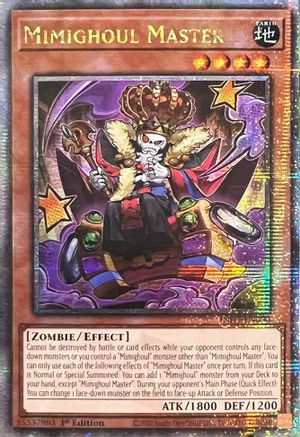 Mimighoul Master (Quarter Century Secret Rare) [INFO-EN090] Quarter Century Secret Rare