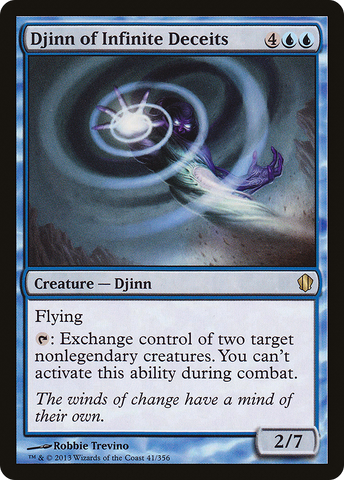 Djinn of Infinite Deceits [Commander 2013]