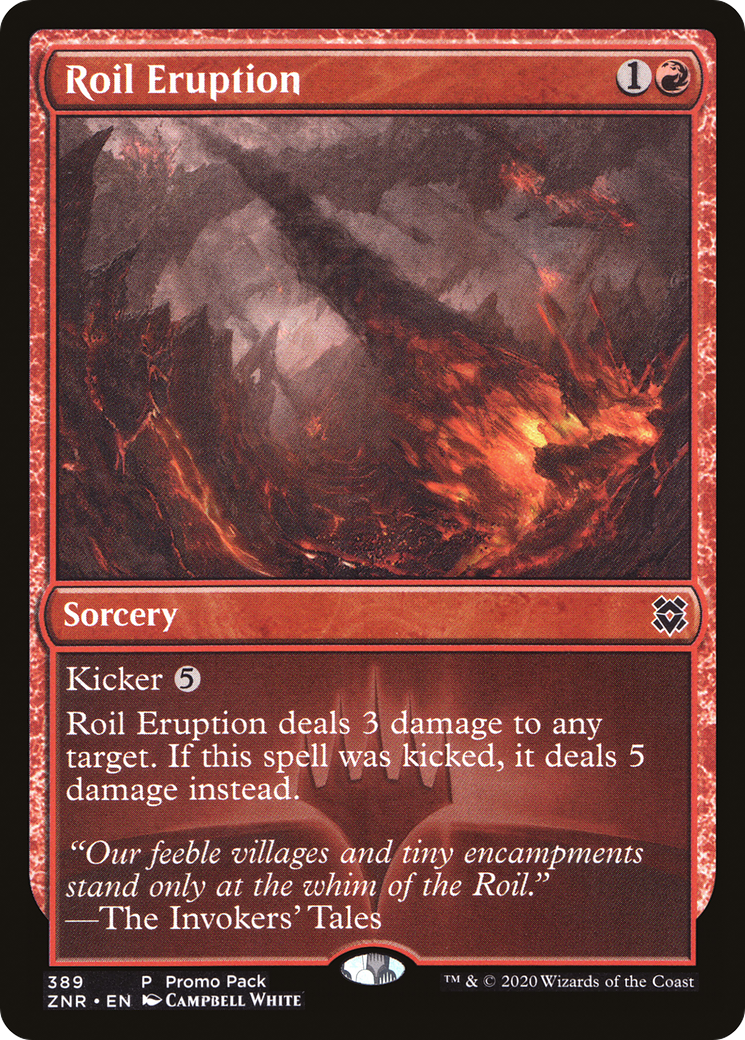 Roil Eruption (Promo Pack) [Zendikar Rising Promos]