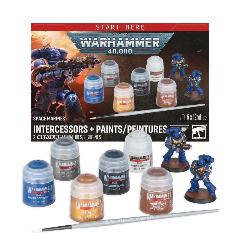 Space Marines: Intercessors + Paints - Available JULY 25th