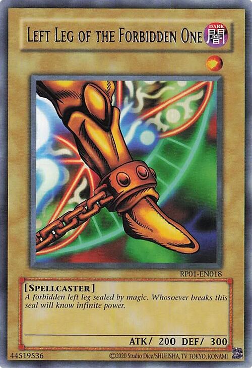 Left Leg of the Forbidden One [RP01-EN018] Rare