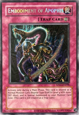 Embodiment of Apophis [RP01-EN098] Secret Rare