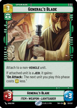 General's Blade (121/257) (121/257) [Twilight of the Republic]