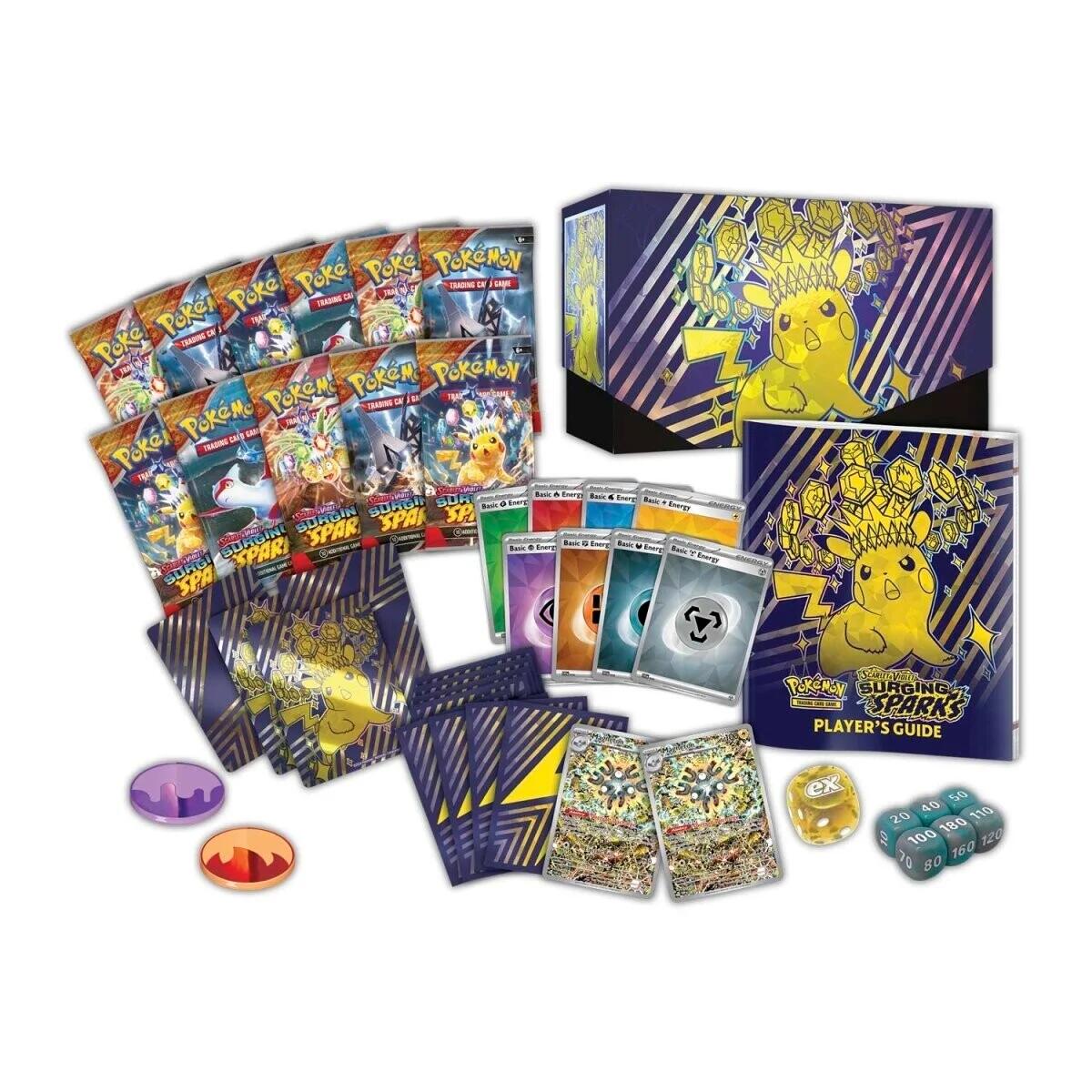Scarlet & Violet: Surging Sparks - Elite Trainer Box (Pokemon Center Exclusive)(Dent in corner)